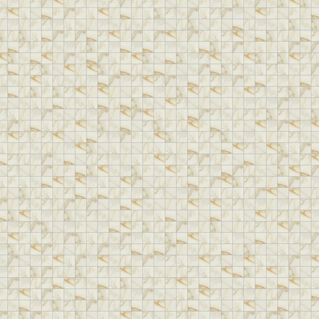 Daltile Panoramic Duet Calacatta Topaz, Straight Joint, 2X2, Matte - Calacatta Topaz