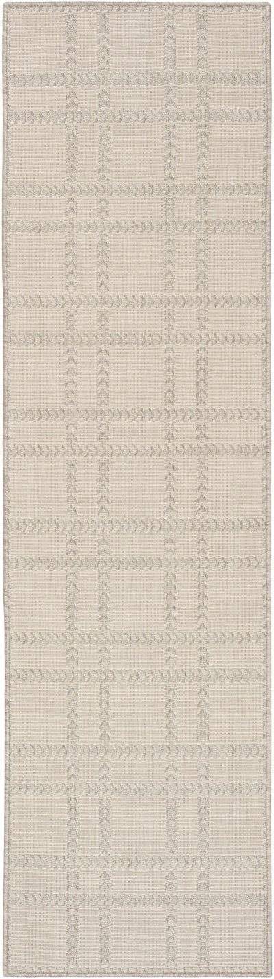 Nourison Home Nourison Horizon Indoor/Outdoor HOZ04 3' x 5' Grey Modern Rug - 2' x 6'