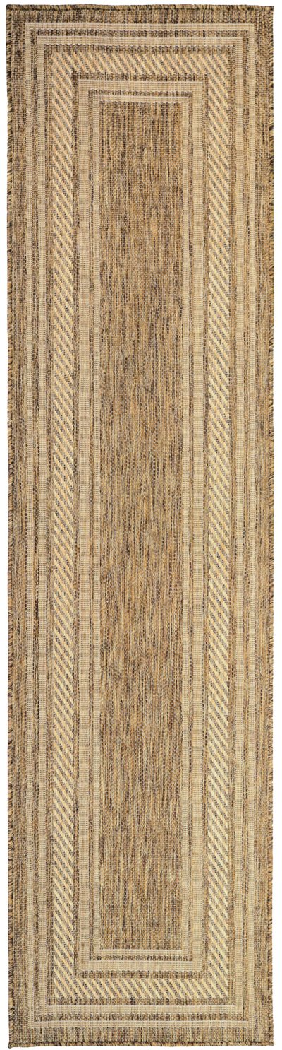 Nourison Home Nourison Horizon Indoor/Outdoor HOZ03 3' x 5' Natural Modern Rug - 2'2" x 8'