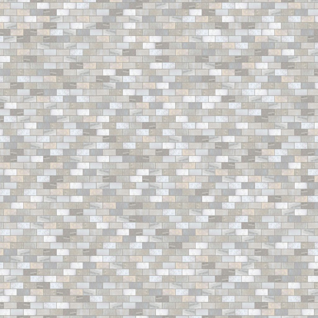 Puka Glossy 1/2x1 1/4 Glass Mosaic 12 3/4x12 1/4 - Puka