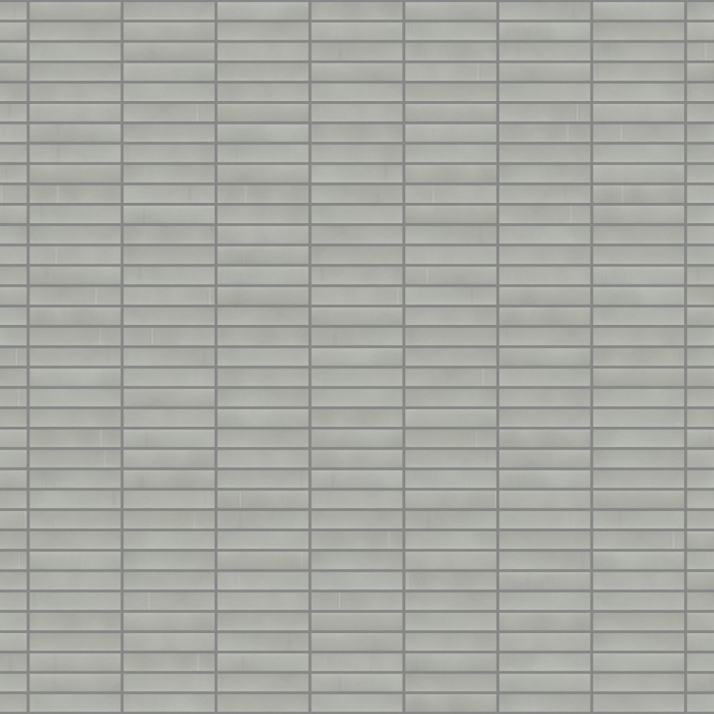 Emser Tile KAIZEN ASH SATIN STACKED MOSAIC -POR - Gray