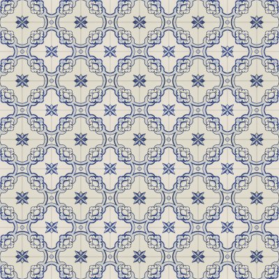 Marble Systems Casal Blue Glazed Ceramic Tile 6x6 - Casal Blue - 6" x 6" x 3/8"