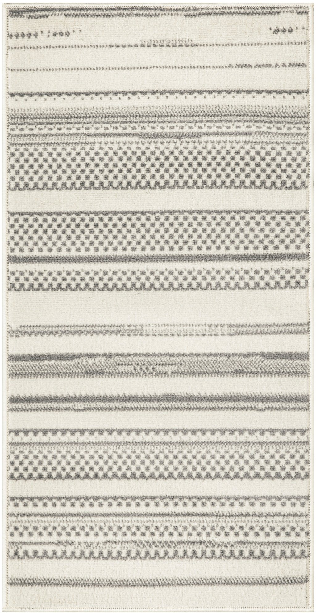 Nourison Home Nourison Grafix GRF41 2' x 4' Ivory Grey Modern Indoor Rug
