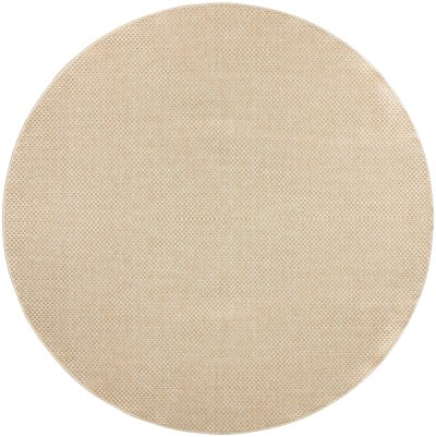 Nourison Home Nourison Tulum TLM03 10' x 14' Cream Outdoor Rug - 8' Round