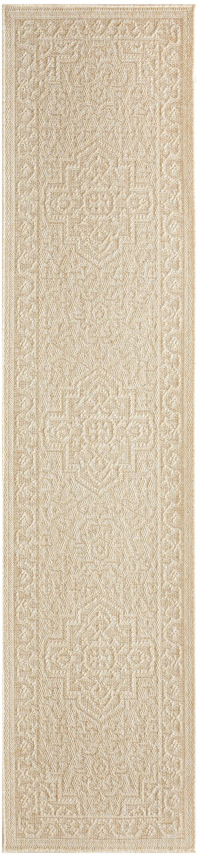 Nourison Home Nourison Tulum TLM05 3' x 5' Cream Outdoor Rug - 2' x 6'