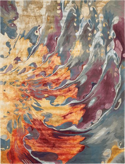 Nourison Home Nourison Prismatic PRS08 5'6" x 7'5" Multicolor Modern Indoor Rug - 8'6" x 11'6"