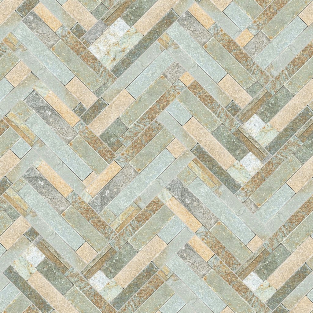 Qualis Ceramica Ledger Stone 6x24 Split Face Corner
