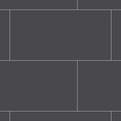 Qualis Ceramica Monoforma 24x48 Shilhouette Silk - Alternating 1/3