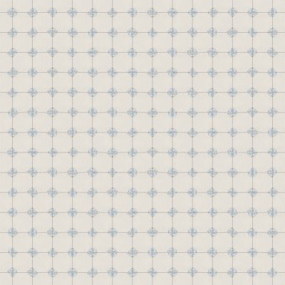 Marble Systems Petal Blanc Triangle, French Blue Matte Ceramic Tile 4x4 - Petal Blanc Triangle, French Blue - 4" x 4" x 3/8"