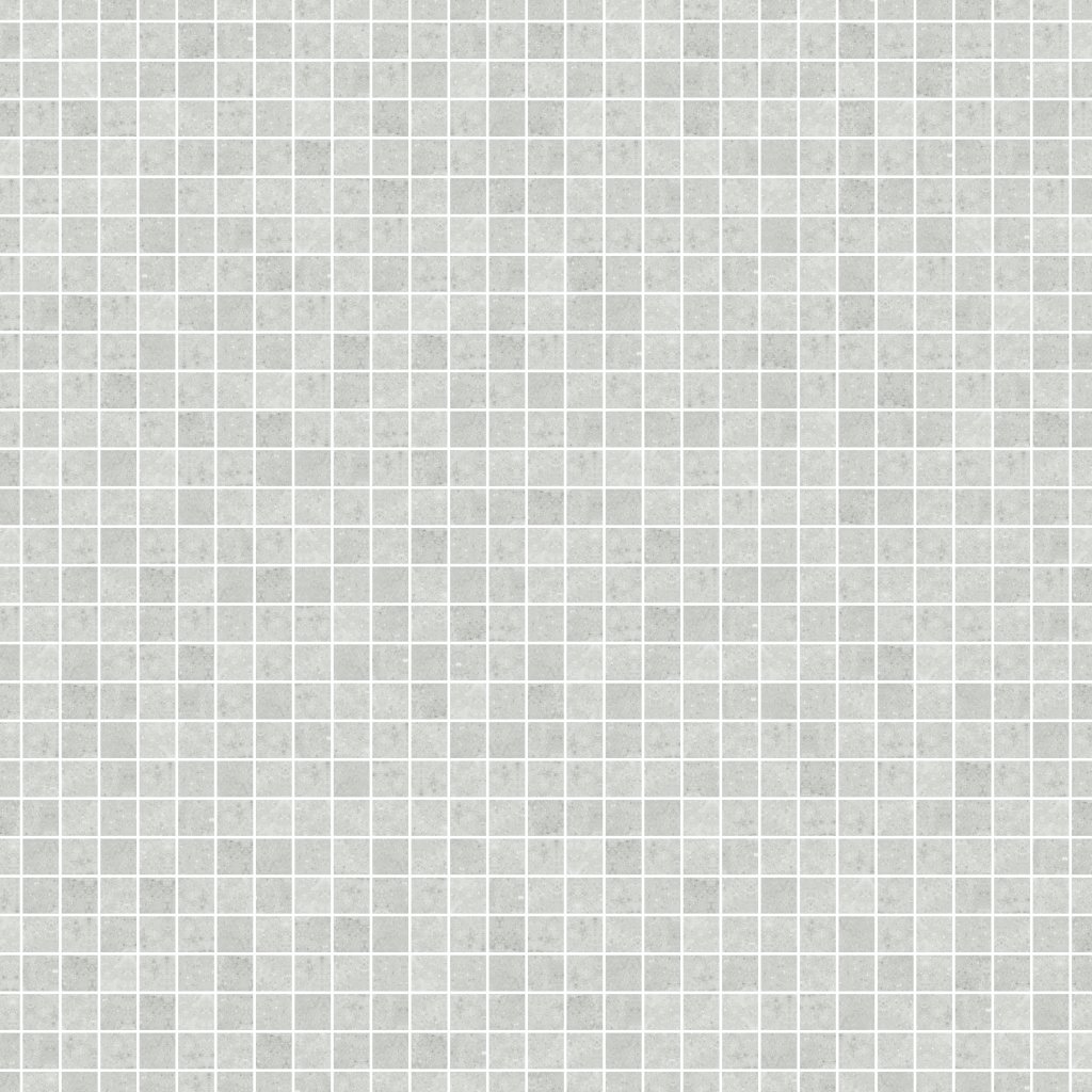 Qualis Ceramica Denver 2X2 Mosaic Platinum Matte - Silver