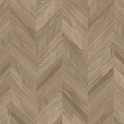 Qualis Ceramica True Earth Chevron Oak Sevilla Taupe - 12" x 48.6"
