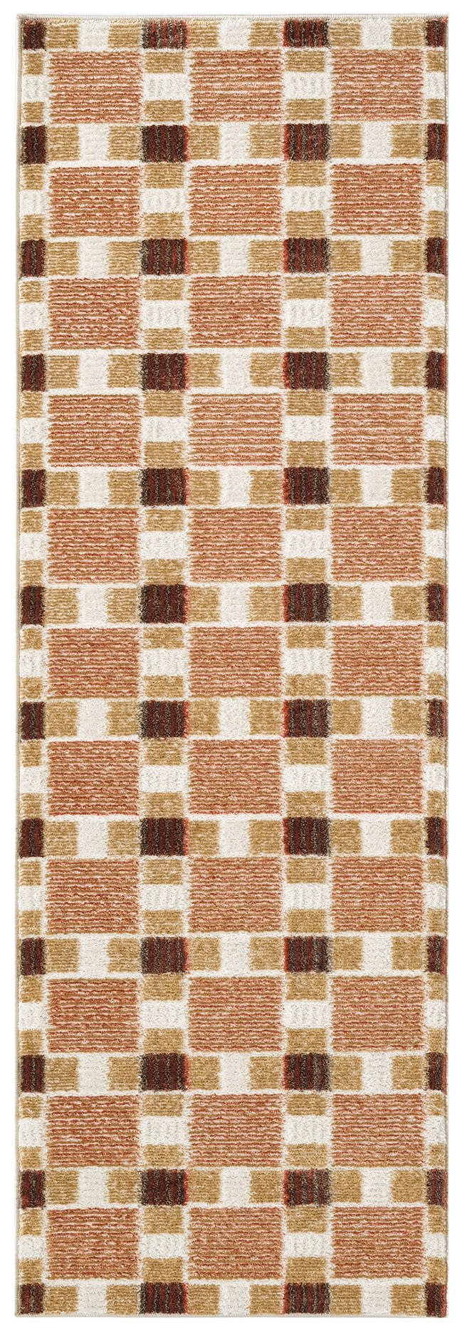 Nourison Home Nourison Nordic NRC14 2' x 6' Rust Modern Indoor Rug