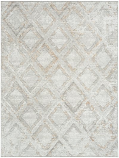 Nourison Home Nourison Dekor DEK05 7'10" x 9'10" Grey Modern Indoor Rug - 4' x 6'