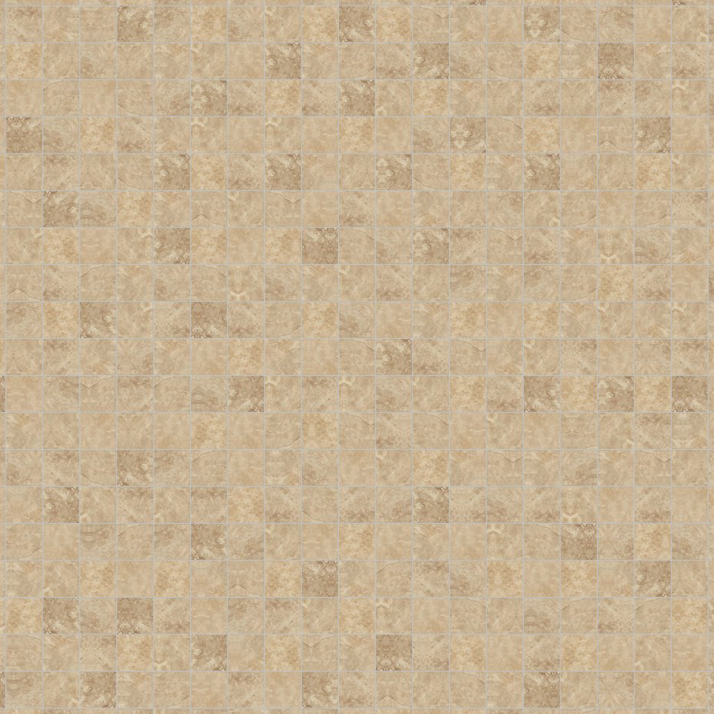 Daltile Continental Slate Egyptian Beige, Straight Joint, 3X3, Matte - Egyptian Beige