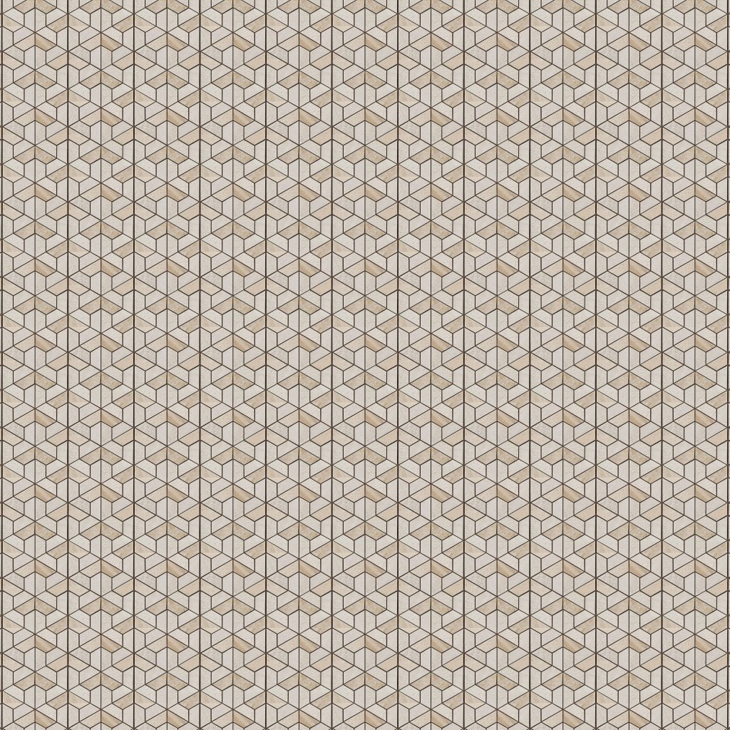 Marble Systems Diana Royal Textured 3d Hexagon Marble Mosaic 10 3/8x12 - Diana Royal