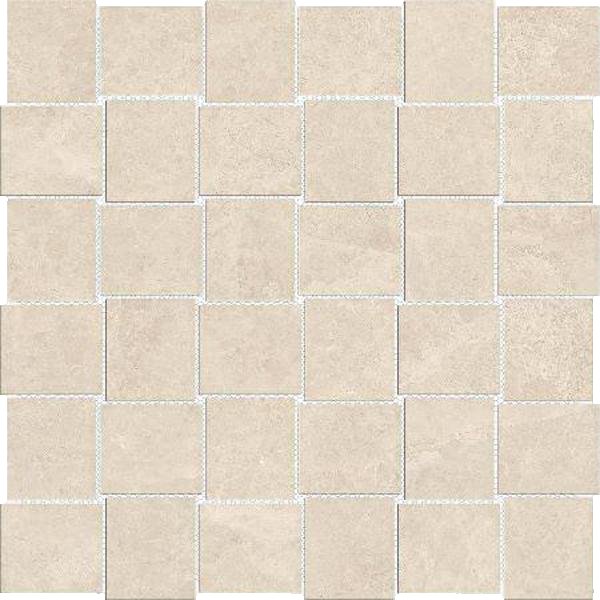 Qualis Ceramica Ardor Affection 2X2 Basketweave Polished Mosaic - Beige