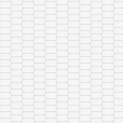 Marble Systems Satin Cotton Matte Picket Ceramic Tile 3x6 - Satin Cotton - 3" x 6" x 3/8"