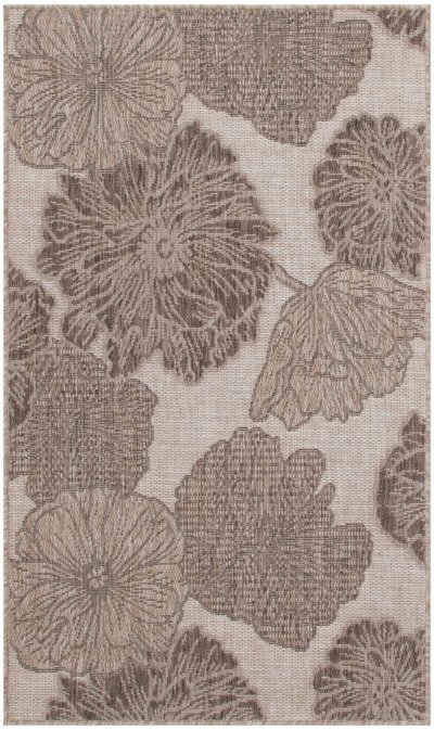 Nourison Home Nourison Garden Oasis GOA04 3' x 5' Natural Tropical Rug - 3' x 5'