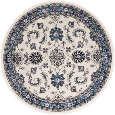 Nourison Home Nourison Nourison Essentials NRE05 2'2" x 7'6" Ivory Blue Vintage Rug - 8' Round