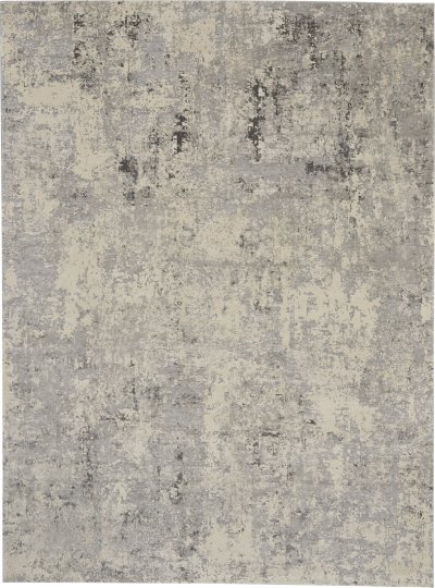 Nourison Home Nourison Rustic Textures RUS07 7’10” x Round Grey Beige Modern Indoor Rug - 7'10" x 10'6"
