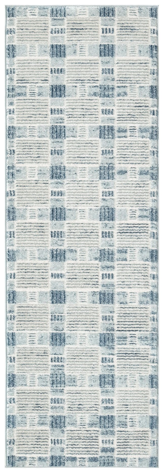 Nourison Home Nourison Nordic NRC14 2' x 6' Blue Modern Indoor Rug