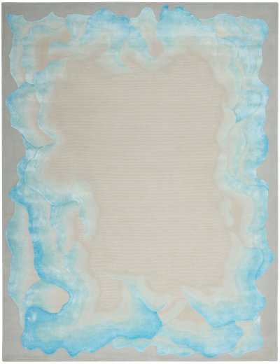 Nourison Home Nourison Prismatic PRS22 7'9" x 9'9" Sea Mist Blue Modern Indoor Rug - 9'9" x 13'9"