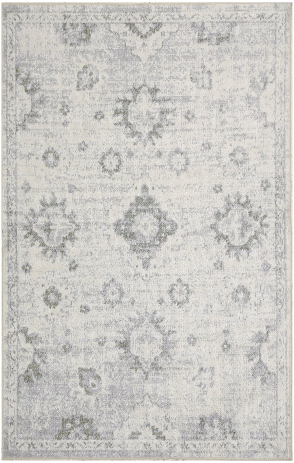 Nourison Home Nourison Astra Machine Washable ASW19 3'3" x 5' Ivory Vintage Indoor Rug