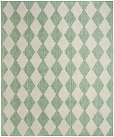 Nourison Home Nourison Positano POS04 7' x 10' Blue Green Modern Rug - 10' x 14'