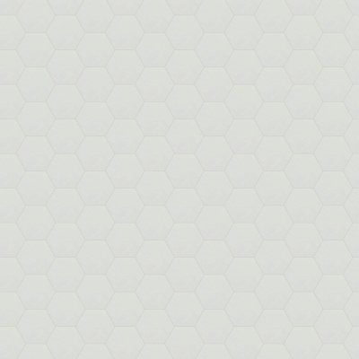 Qualis Ceramica Vida 5.5x6.3 White Hexagon - 5.5" x 6.3"