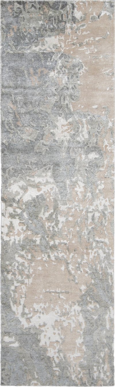 Nourison Home Nourison Silk Shadows SHA17 3'9" x 5'9" Sand Modern Indoor Rug - 2'3" x 8'