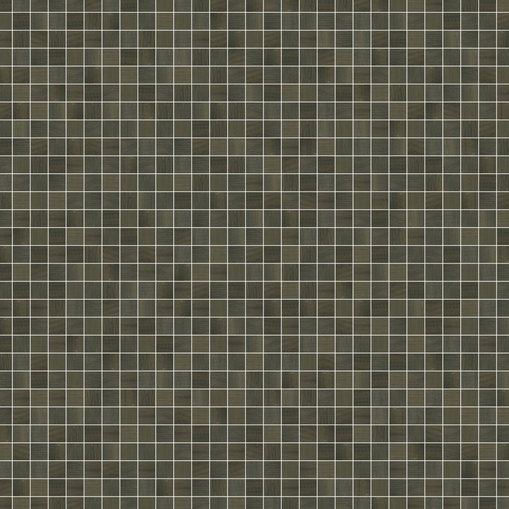 Qualis Ceramica Cabin Denali Noce 2X2 Mosaic - Beige