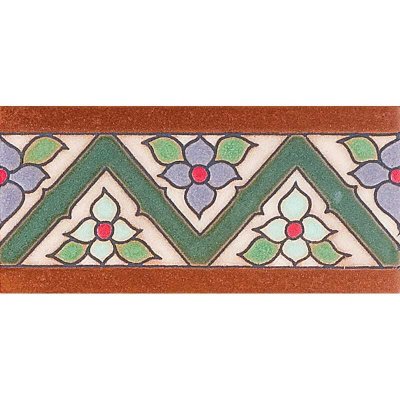 Marble Systems 183 B Glazed Ceramic Border Tiles 3x6 - 183 B - 3" x 6" x 3/8"