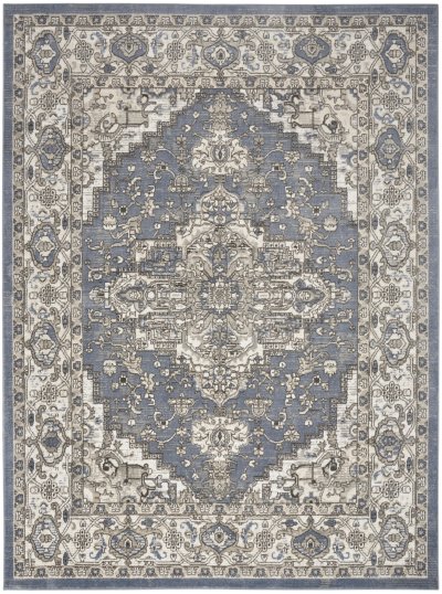 Nourison Home Nourison Concerto CNC05 3'9" x 5'9" Blue Vintage Indoor Rug - 7' x 10'
