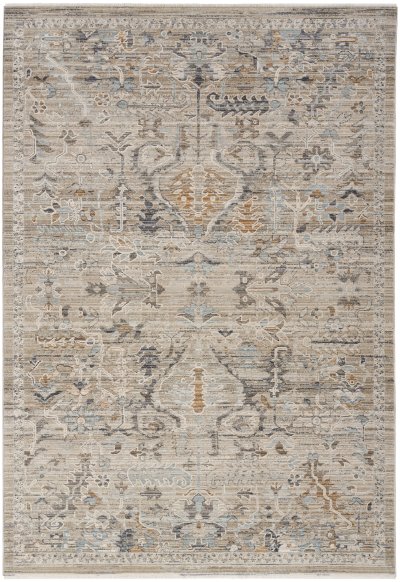 Nourison Home Nourison Nyle NYE02 9'10" x 13'6" Ivory Taupe Vintage Indoor Rug - 5'3" x 7'10"