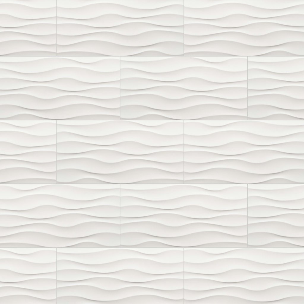 MSI Dymo Wavy 12X24 Glossy - White