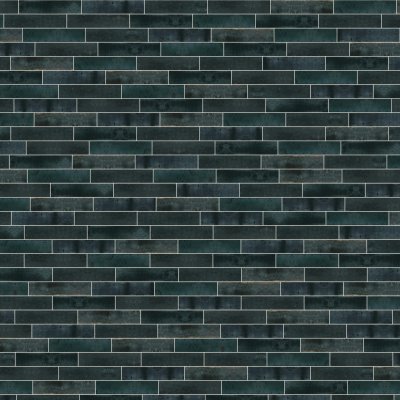 Qualis Ceramica Manhattan Tribeca Blue 2X9 - Random Length