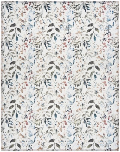 Nourison Home Nourison Nourison Washables NWB05 8' x 10' Ivory Multicolor Contemporary Indoor Rug - 6' x 9'