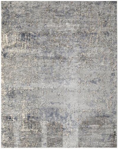 Nourison Home Nourison Quarry QUA17 2'2" x 7'6 Dark Grey Modern Indoor Rug - 7'10" x 9'10"