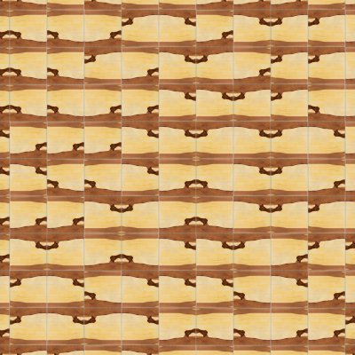 Marble Systems Flame Flower Matte Ceramic Tile 6x6 - Flame Flower - 6" x 6" x 3/8"