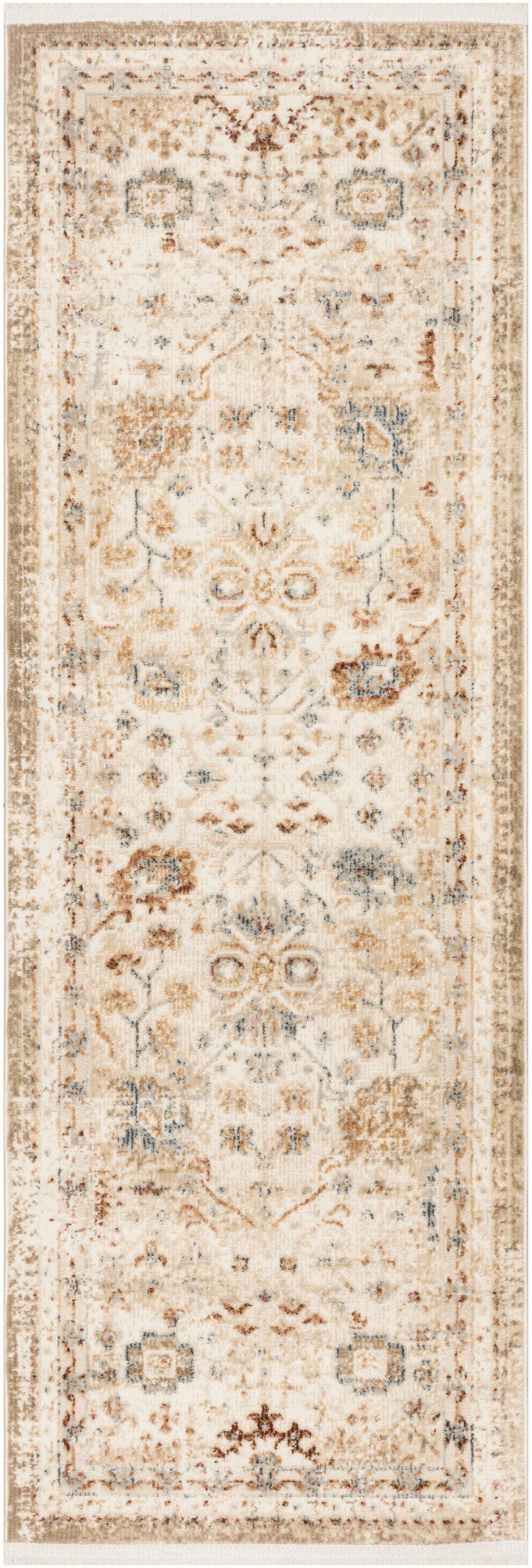 Nourison Home Nourison Pardis PRD01 2' x 6' Ivory Rust Vintage Indoor Rug