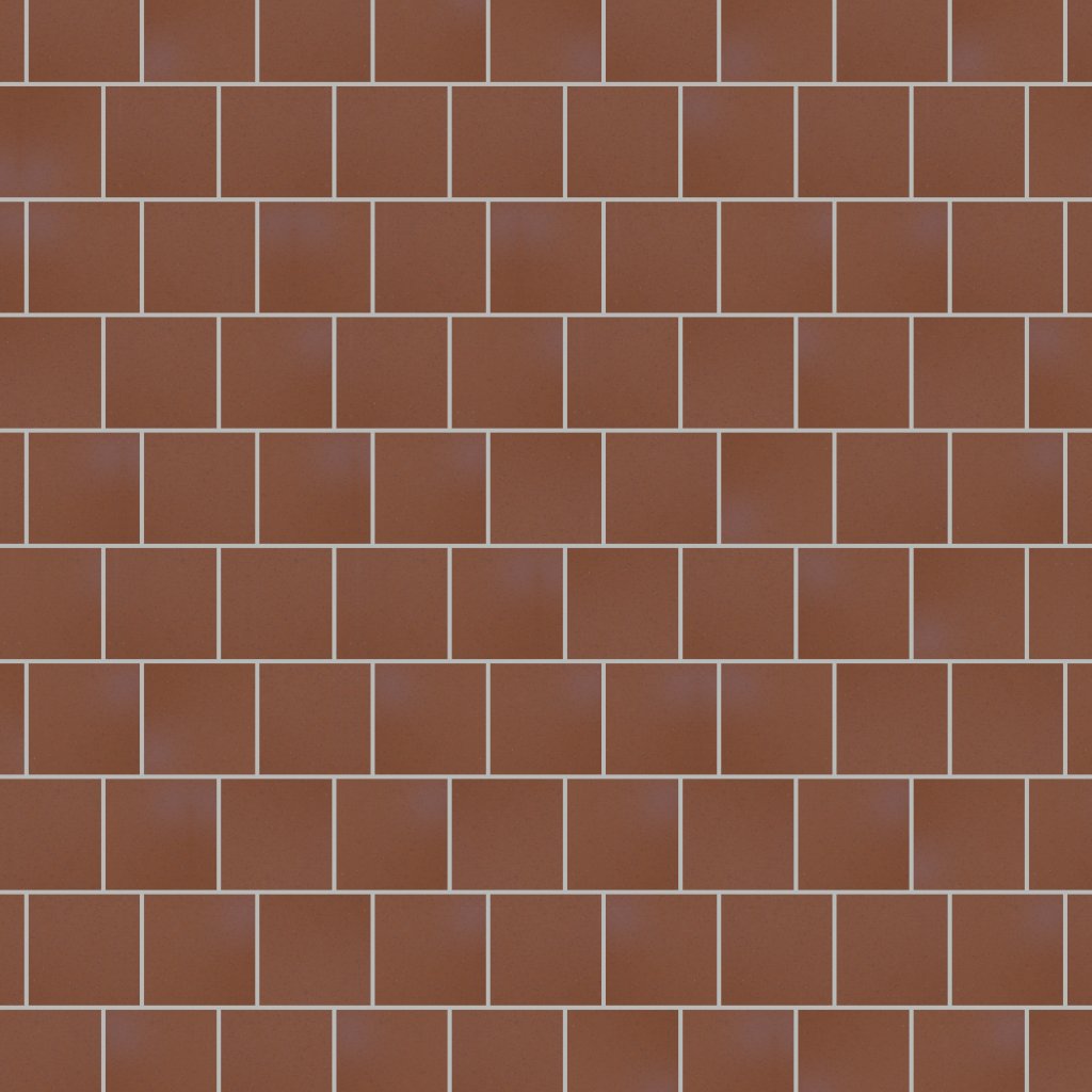 American Olean Quarry Naturals - Crimson Red, Square, 6X6, Abrasive (QR50) - Crimson Red