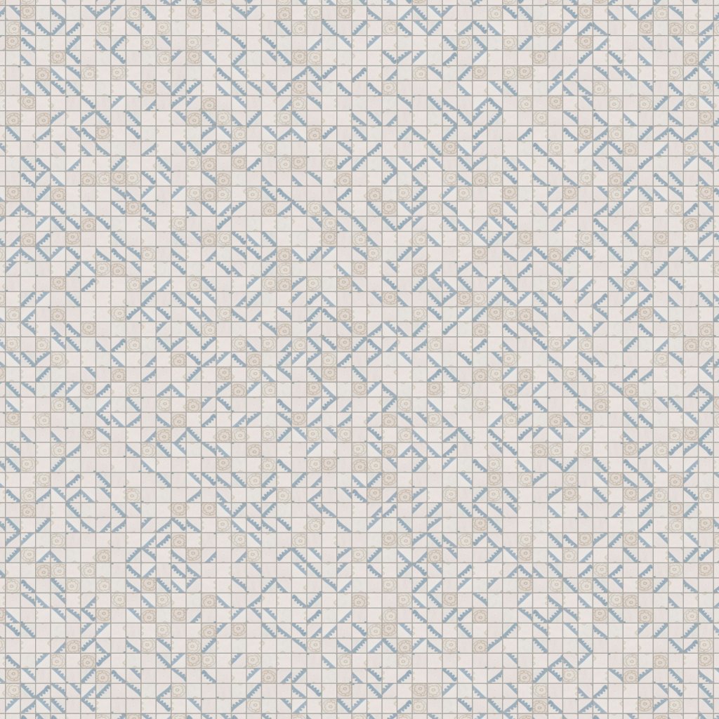 Marble Systems Nest Blend Matte 1x1 Ceramic Mosaic 12x12 - Nest Blend