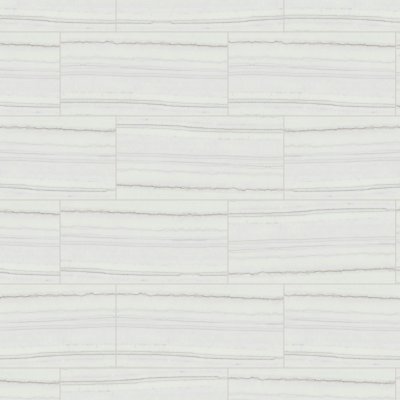 Qualis Ceramica Royal Stoneworks 12X24 Tuscan White Vein Polished - Alternating 1/3