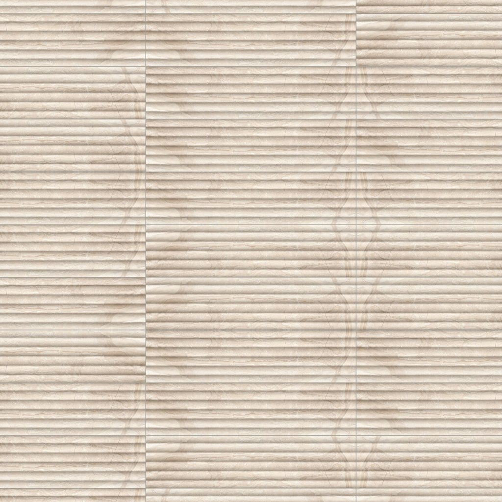 Marble Systems Diana Royal Honed Flute Trim Marble Accent Tiles 6x24 - Diana Royal