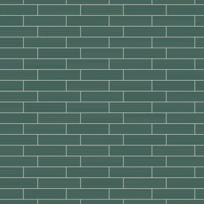 Qualis Ceramica Geometra 3x12 Emerald Divide - Alternating 1/3