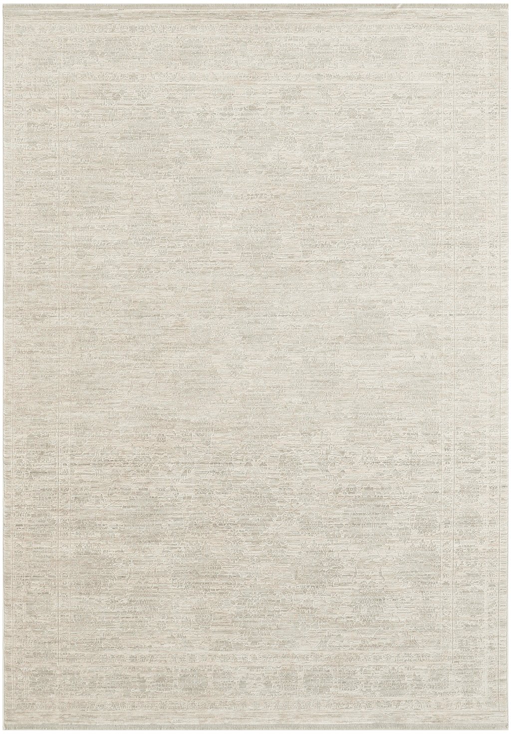Nourison Home Nourison Outlines OLN03 5'3" x 7'3" Ivory Grey Vintage Indoor Rug