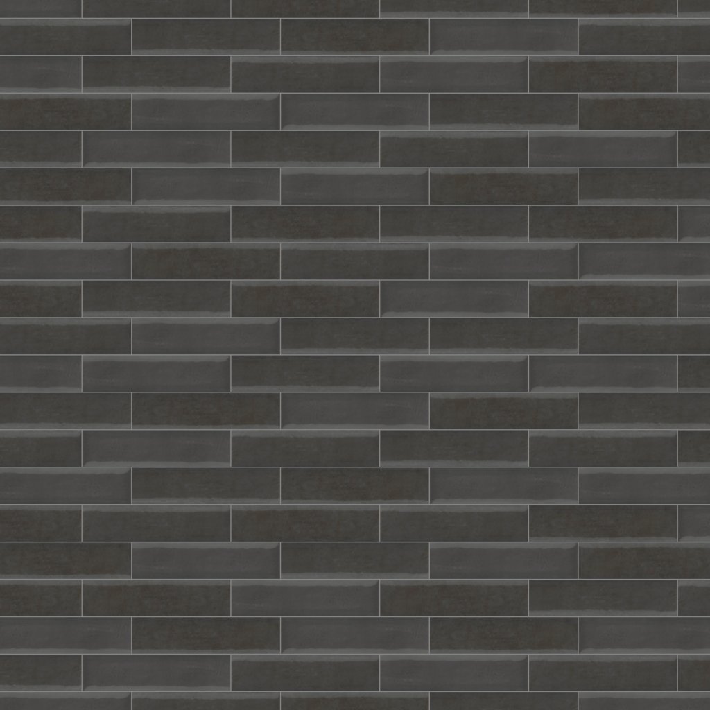 Emser Tile RAKU GLOSSY -CER - Charcoal
