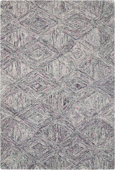 Nourison Home Nourison Linked LNK01 5' x 7'6" Heather Modern Indoor Rug - 3'9" x 5'9"