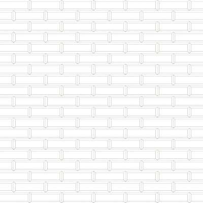 Qualis Ceramica Marco 3X9W White - Alternating 1/2
