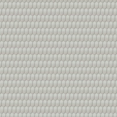 Qualis Ceramica Obsidian Silver Beveled Hexagon Mosaic - 12"x12"